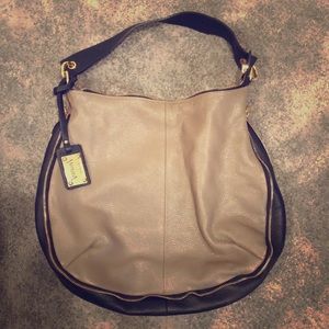 Valentina Tan Leather Purse